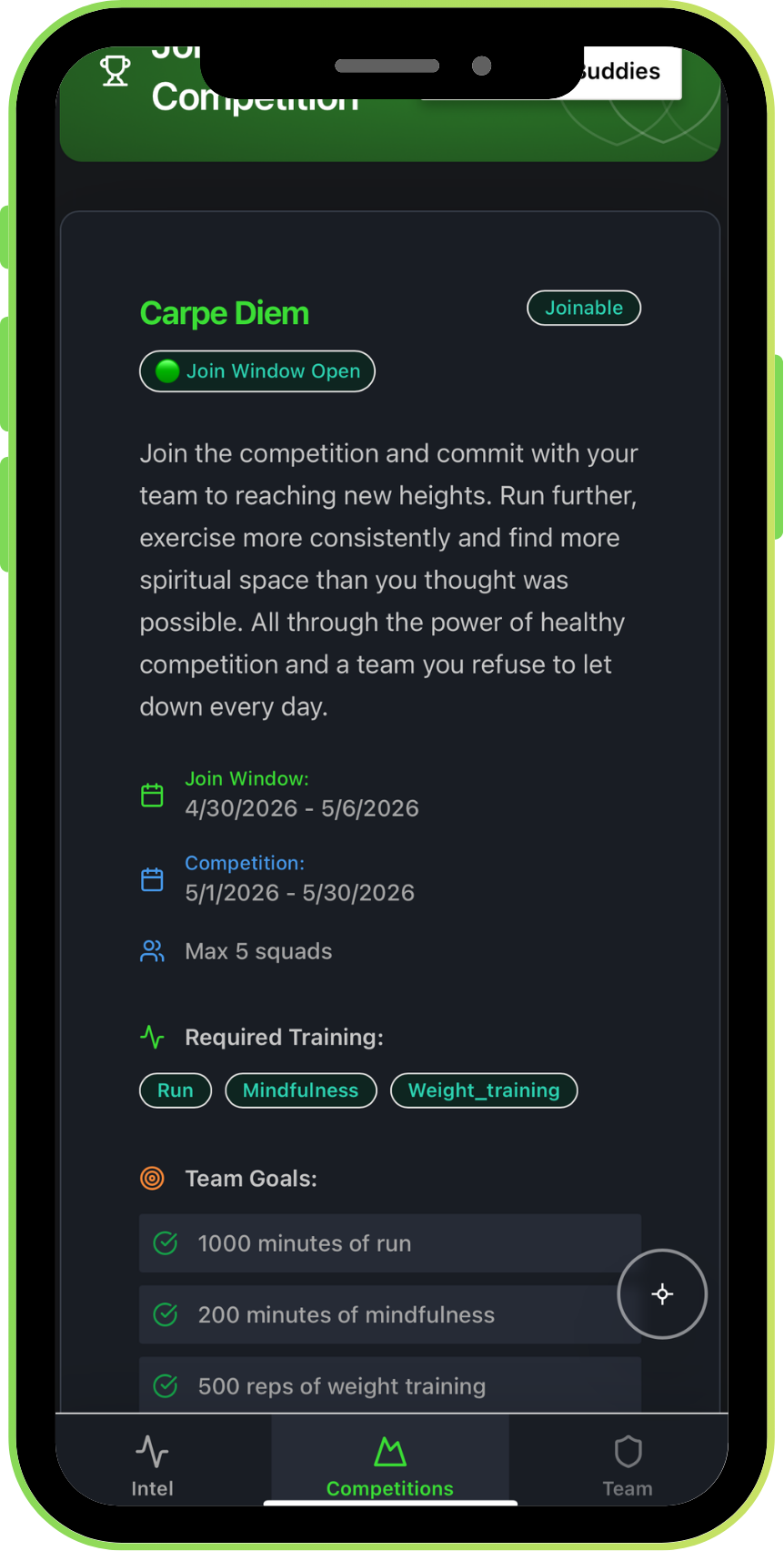 Competition details